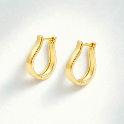 Argollas Minimalistas en Baño de Oro – Elegancia y Versatilidad para Damas