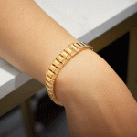 Pulsera Bañada en Oro con Detalles de Circones – Elegancia y Sofisticación - Imagen 2