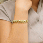 Pulsera Cadena Clásica Bañada en Oro para Damas - Imagen 2