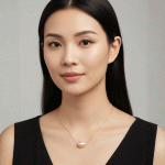 Collar Bañado en Oro con Perla Barroca Estilo Gota - Imagen 2