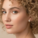 Aretes Mariquitas Doradas con Circones – Baño de Oro de Lujo - Imagen 2