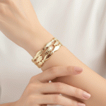 Pulsera Peces Dorados Bañada en Oro - Imagen 2