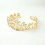 Pulsera Verano Dorado con Motivos Marinos Bañada en Oro