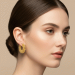 Argollas Espiral Dorado Bañadas en Oro - Imagen 2