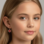 Aretes Tipo Huggies de Sandía 🍉 Bañados en Oro - ¡Diversión para Niñas! - Imagen 2