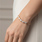 Pulsera Bañada en Oro con Circones en Forma de Corazón – Brillo y Elegancia Premium - Imagen 2