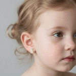 Aretes Ortopédicos para Bebé Bañados en Oro – Ositos con Circones - Imagen 2