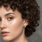 Aretes Mariposa Doble Bañados en Oro Italiano 24K con Detalles en Oro Blanco - Imagen 2