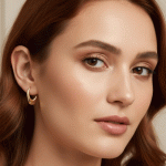 Semi Argollas Bañadas en Oro – Diseño Moderno - Imagen 2