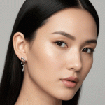 Aretes Estilo Derretido Bañados en Plata – Diseño Moderno y Único - Imagen 2