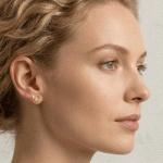 Aretes Mariposa en Oro con Circón Corte Marquise - Imagen 2